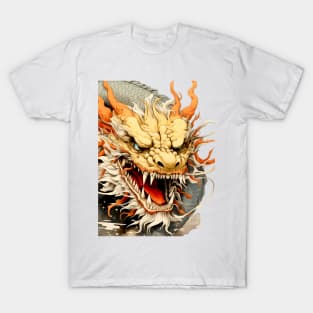 Chinese Dragon: Chinese New Year, Year of the Dragon on a light (Knocked Out) background T-Shirt